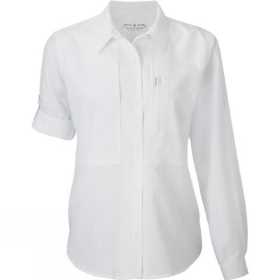 Camisa Royal Robbins Expedition Stretch Manga Larga Mujer Blancas - Chile PFY812763